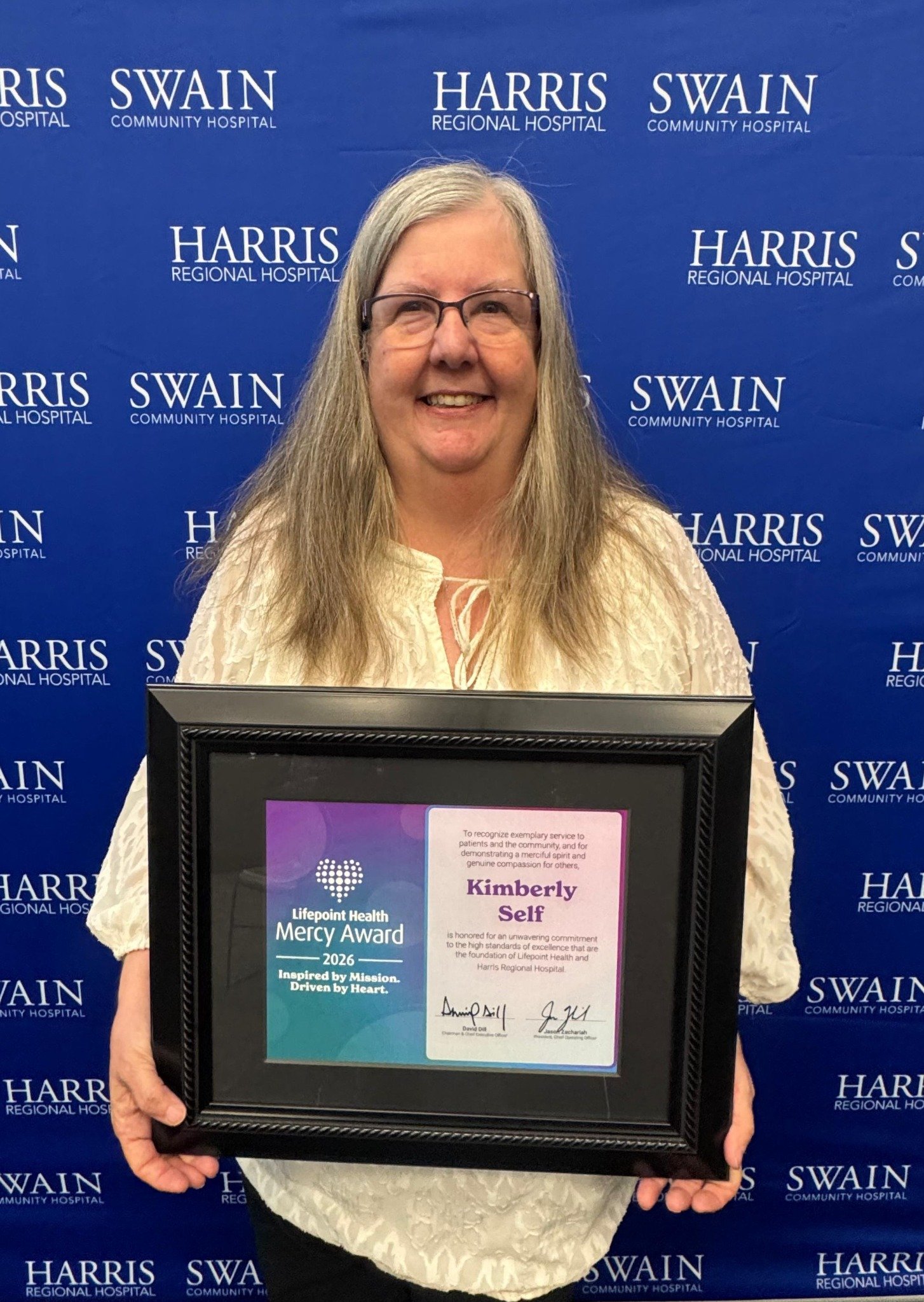Kim Self receives Harris Regional Hospital’s highest employee honor